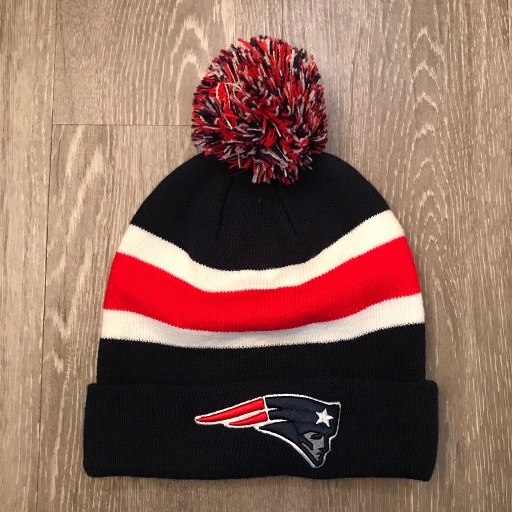 New England Patriots NFL Apparel Beanie Adult OSFA‎